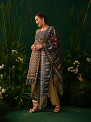 Indigo Mosaic Kurti Set
