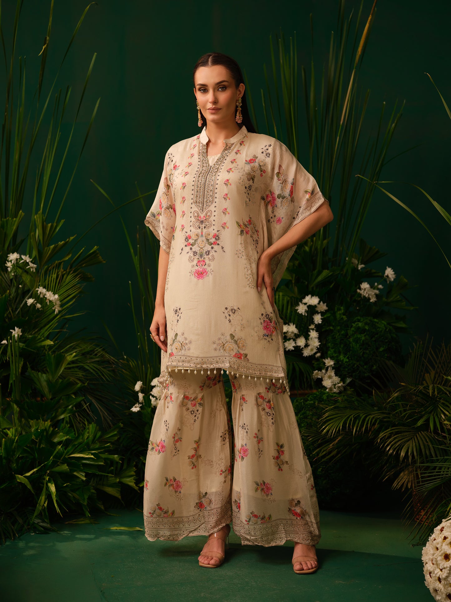 Riwaaz Floral Sharara Set