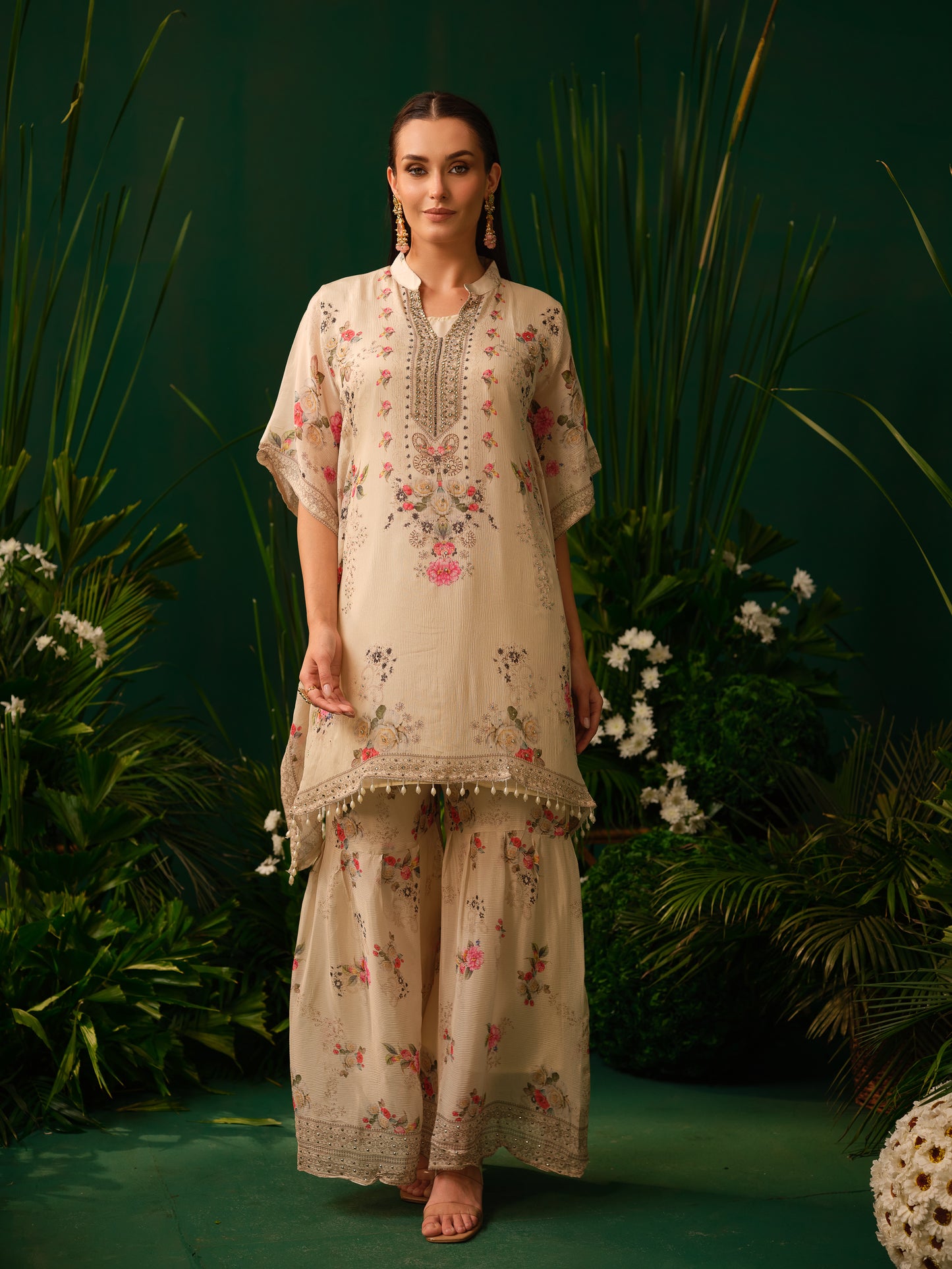 Riwaaz Floral Sharara Set