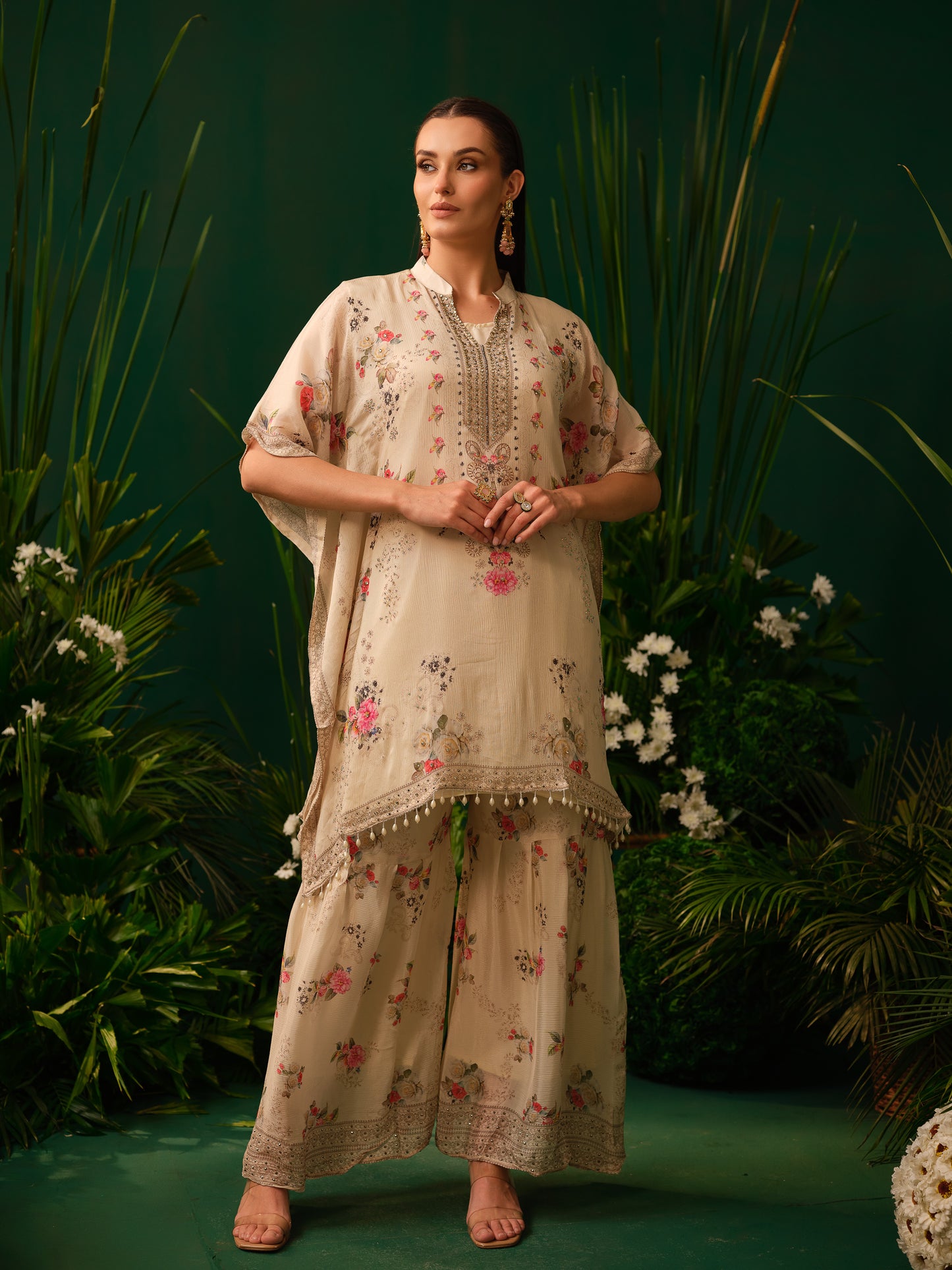 Riwaaz Floral Sharara Set