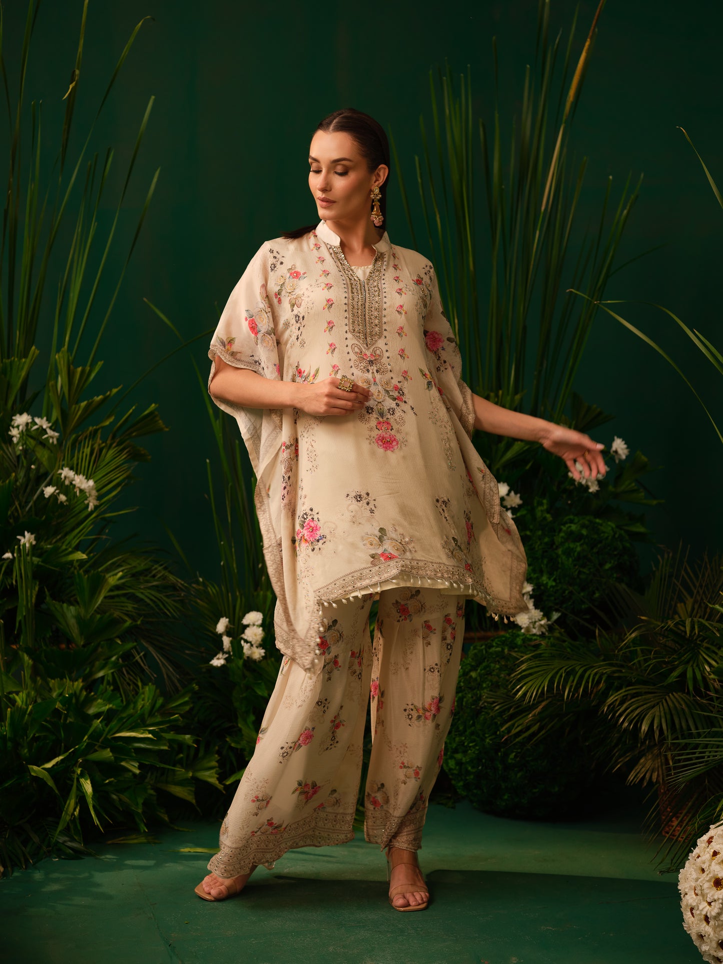 Riwaaz Floral Sharara Set