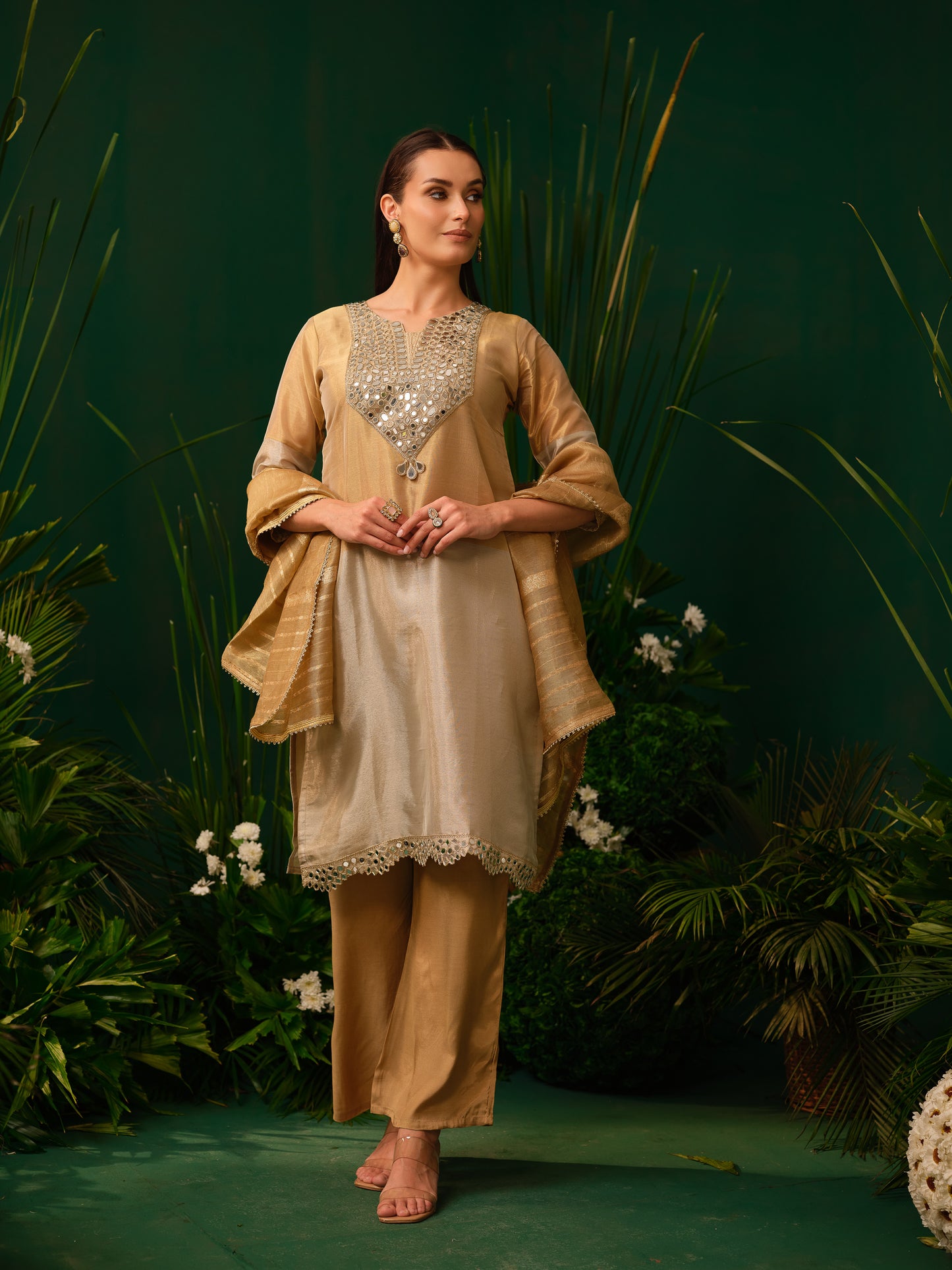 Zarina Mirror Kurti Set