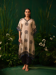Tanya Mono Kaftan Kurti Set